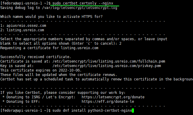 详解Nginx 部署的虚拟主机使用 Let's Encrypt 加密 https的方法