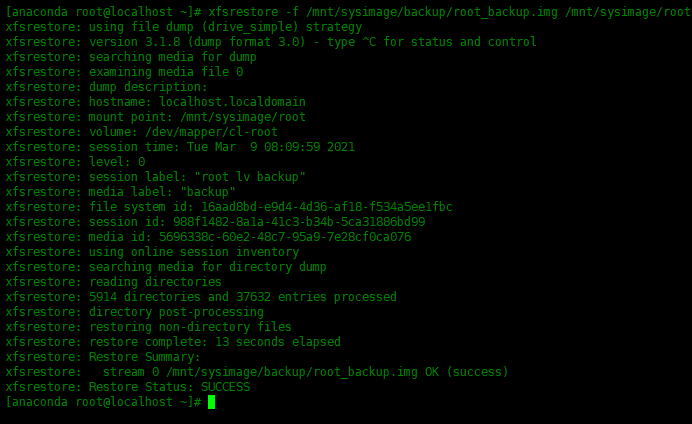 如何缩减XFS分区格式的根目录_逻辑卷_13