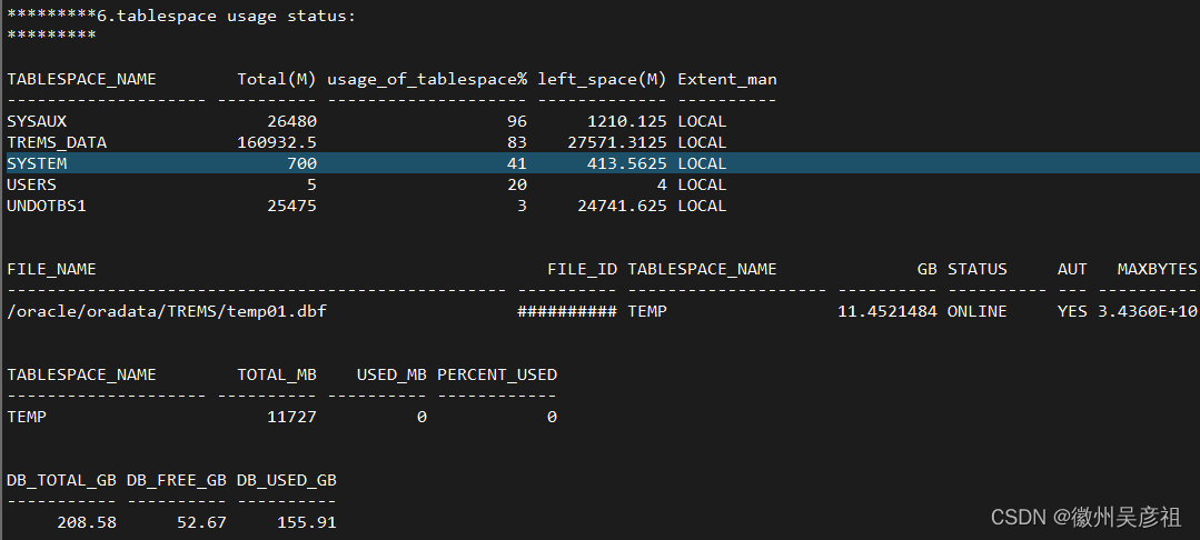 Oracle 空间管理：sysaux表空间异常增长的完美解决方法