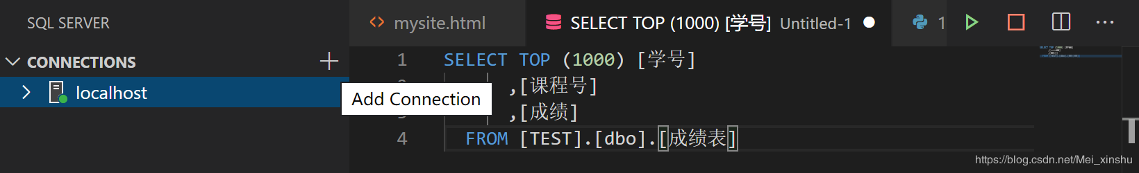 SQL开发知识：vs code连接sql server数据库步骤及遇到的问题小结-数据运维技术