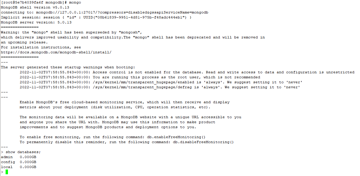 MongoDB入门到进阶笔记：01-Linux 单机版MongoDB安装
