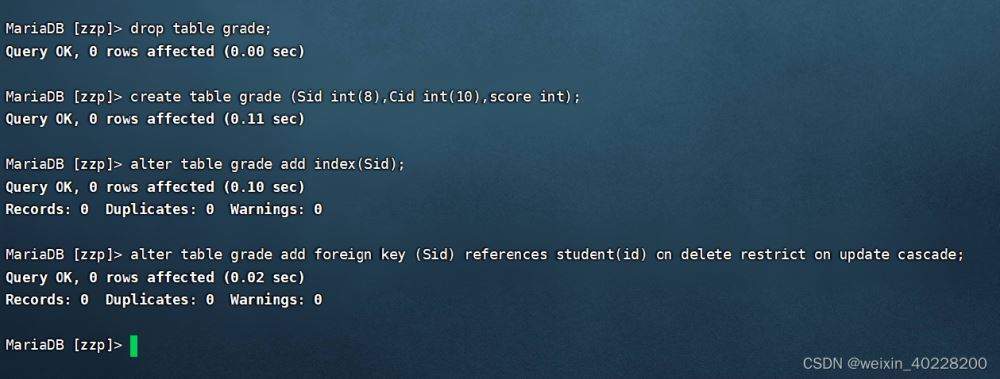 MySQL外键约束详解