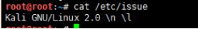 kali linux 系统版本的查看方法