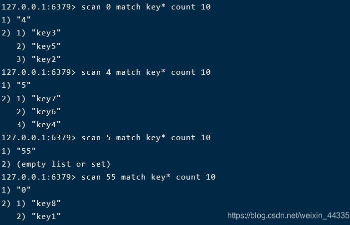 redis keys与scan命令的区别说明